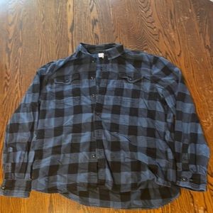 Blue and Black Flannel